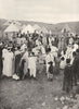 RELIGIOUS. Religious festival; Passover 1900 old antique vintage print picture