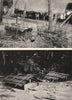 INDONESIA. Melanesia. Graves in Dutch new Guinea;  1900 old antique print