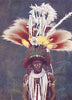 MELANESIA. Melanesia. A Roro chief decorated for a ceremonial dance;  1900