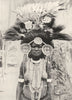 MELANESIA. Melanesia. A Roro girl decorated for a dance;  1900 old print
