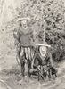 MELANESIA. Melanesia. Spirit masks in the Gazelle Peninsula;  1900 old print