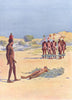 AUSTRALIA. Australia. Scene from a Corroboree;  1900 old antique print picture