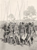 AUSTRALIA. Australia. An Avenging Expedition;  1900 old antique print picture