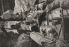MAHAKAM.Borneo.Peng coffins river; laid ledges of limestone cliffs a Canyon 1900