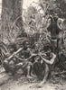 MALAYSIA. The Malay Peninsula. Primitive Jungle Music; wild Sakai of Perak 1900