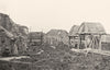 JAPAN. Japan. A Bear cage; Ainus 1900 old antique vintage print picture