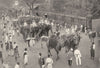 INDIA. Southern India. Procession at Kumbakonam; elephants 1900 old print