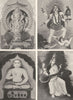 INDIA. Southern. Hindu Pantheon; Ganesa, Kali, Thayumanaswami & Saraswati 1900
