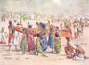 INDIA. Southern India. The Periyapalayam festival; near Chennai 1900 old print