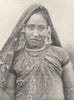 INDIA. A Bhil Woman; Western India 1900 old antique vintage print picture