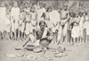INDIA. A Snake-charmer at the Chaibasa mela;  1900 old antique print picture