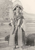 TIBET. A Woman of western Tibet; head-dress pearls coral turquoise 1900 print