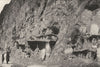 TIBET. A Sacred rock; near Lhasa 1900 old antique vintage print picture