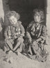 ISRAEL. Children wearing charms against the Evil Eye;  1900 old antique print