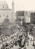 EGYPT. Parade of Mahmal; sacred litter, Rumeleh Sq at Cairo 1900 old print