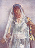 EGYPT. Egypt. An Arab Bride;  1900 old antique vintage print picture