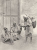 SUDAN. The Southern Sudan. Sakkahs, or Water-Carriers;  1900 old antique print