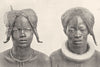 CONGO. Two Mongo Women; Lulonga River. Tribal mark 