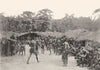CONGO. Praising the deceased, Bopoto;  1900 old antique vintage print picture