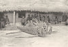 CONGO. A Decorated Coffin, Mongo; corpse washed & put in a hut for a month 1900