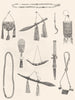 NIGERIA. West Africa. Weapons & Ornaments; ceinture aggry beads Mandinka 1900