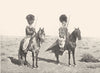 ALGERIA. North Africa. Native Horsemen, Algeria; Algiers 1900 old print