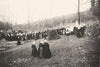 KERGORNET. France. Good Friday parade; Pardon is popular among women 1900