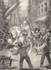 UTRECHT. Festival of St Nicholas; December 5th rides White horse with toys 1900