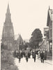 CUMBRIA. Rush-Bearing, Ambleside;  1900 old antique vintage print picture