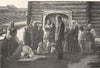 FINLAND. The Incantation scene on the Rug; bless journey. Amadon 1900 print