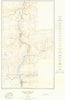 CANADA. Beauceville Beauce county Quebec 1921 old antique map plan chart