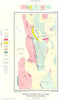 CANADA. Part of Rex group of Claims, Wekusko Lake, Manitoba. Geological 1920 map