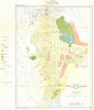 CANADA. Geological map of a Townships lake Timiskaming Pontiac Quebec 1911