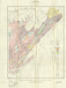 CANADA. Brockville-Mallorytown area, Leeds county, Ontario. Geology 1923 map