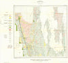 MANITOBA.Winnipegosis,townships 30-37,ranges 16-23 Geological 1921 old map