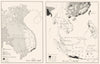 ASIA. Indochina. Linguistic; South-east Asia. population density. RGS map 1965