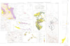 IRAN. Land use Kerman;Geology Relief;population comms;Badaman;Jupar RGS map 1949