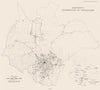 GHANA. Ashanti distribution of population. RGS map 1949 old vintage chart