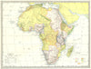 COLONIAL AFRICA. Rhodesia British East Africa French Sudan Congo State 1907 map
