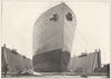 USA. Massachussetts; Cargo carrier built Atlantic trade American Shipyards 1907