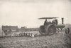 FARMING. Plowing ploughing a Furrow six feet wide with a traction engine 1907