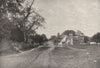 VIRGINIA. Village Street in Yorktown 1907 old antique vintage print picture