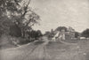 VIRGINIA. Village Street in Yorktown 1907 old antique vintage print picture