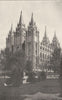 UTAH. The Mormon Temple, Salt Lake City 1907 old antique vintage print picture