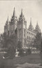 UTAH. The Mormon Temple, Salt Lake City 1907 old antique vintage print picture