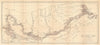 Alburz mountain route between Tehran, Astrabad & Shahrud. RGS/Lovett 1883 map