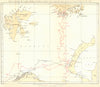 FRANZ JOSEF LAND.Chart Leigh Smith track Boat Novaya Zemlya 1881-82 RGS map 1883