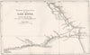 AFRICA. The Delta and Lower Course of the Sabi River. RGS Sketch map 1883