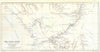 CONGO. The Congo river form its Mouth to Bolobo. RGS map 1883 old antique