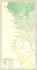 AFRICA. West Coast.Angola Namibia Congo Gabon. Physical. Vegetation RGS map 1883